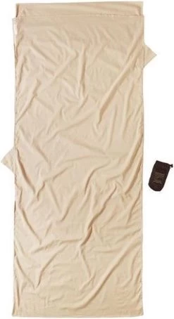 Cocoon TravelSheet - Lakenzak - Egyptisch Katoen - Beige -Campingwinkel 653x1200