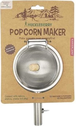 Kikkerland Huckleberry Popcorn Maker - Maak Je Eigen Popcorn - Popcornpan - Kampvuur - Buitenspeelgoed - Buitenspelen - Kamperen -Campingwinkel 725x1200