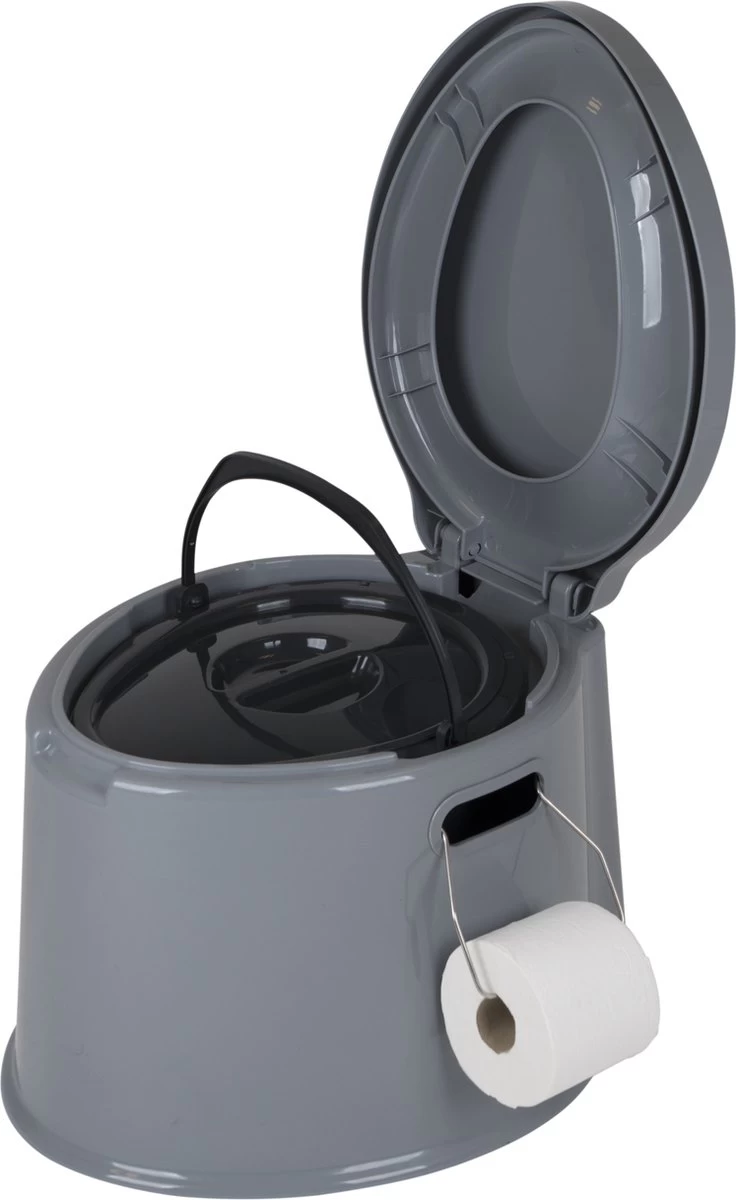 Bo-Camp Draagbaar Camping Toilet - 7 Liter - Grijs 10 Bo-Camp Draagbaar Camping Toilet - 7 Liter - Grijs - Afbeelding 10