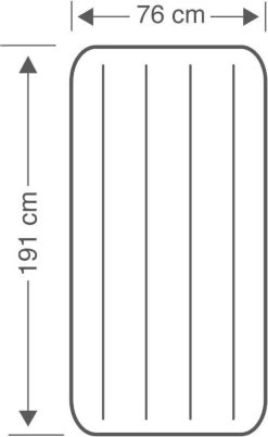 Intex Luchtbed - Classic Downy - Formaat: Cot - B76 X L191 X H25 Cm - 1 Pers. - Met Reparatieset 13 Intex Luchtbed - Classic Downy - Formaat: Cot - B76 X L191 X H25 Cm - 1 Pers. - Met Reparatieset -Campingwinkel 737x1200 1