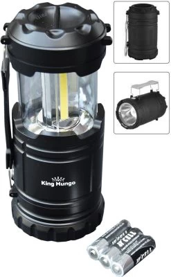 LED Camping Lamp 2 In 1 Hoge Kwaliteit - Zaklamp En Campinglamp - Inclusief AA Batterijen