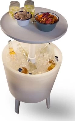 Keter Coolbar Partytafel – Lichtgevend - 49,5x49,5x57cm - Wit -Campingwinkel 749x1200 2