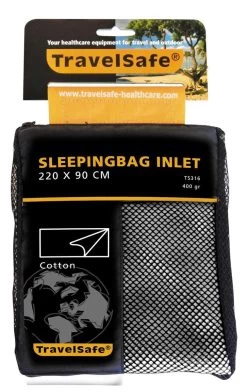 Travelsafe Cotton Inlet - Deken - 1pers. - Beige/ Brown -Campingwinkel 756x1200