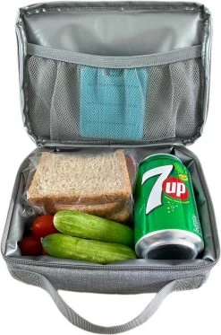 Brisby 4 Laags Geïsoleerde Koeltas - Lunchtas 1.5 Liter - Lichtgrijs -Campingwinkel 794x1200 25
