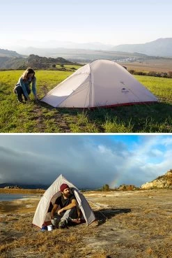 Cloud Up 3 Upgraded - Naturehike® - Tent 3 Persoons - Lichtgewicht Tent - Incl. Grondzeil - 20D 4000MM - Outdoor Kampeertent - Waterdicht - Hiking & Wandelen -Campingwinkel 804x1200 1