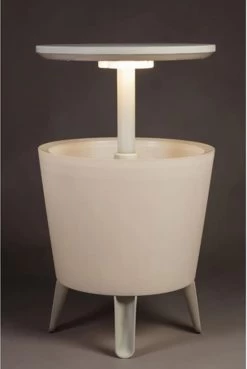 Keter Coolbar Partytafel – Lichtgevend - 49,5x49,5x57cm - Wit -Campingwinkel 804x1200 4