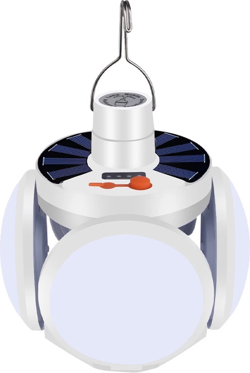 Dailyiled - Solar - Noodverliching - Led - Camping - Oplaadbaar - Opvouwbaar 2 Dailyiled - Solar - Noodverliching - Led - Camping - Oplaadbaar - Opvouwbaar - Afbeelding 2