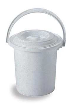 Curver Camping Toiletemmer - Met Deksel - 5 L - Ø 23,5 Cm - Lichtgrijs -Campingwinkel 812x1200 2