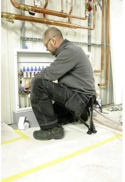 Walkstool - 3-Poots Krukje - Comfort 55 Cm - Verstelbaar - Zwart -Campingwinkel 824x1200