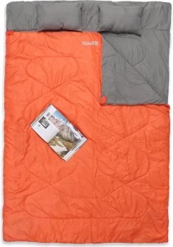 Where Tomorrow Double Slaapzak 220 X 150 Cm Diverse Kleuren - Oranje -Campingwinkel 839x1200 2