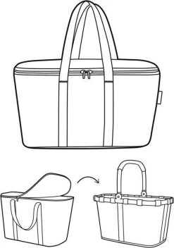 Reisenthel Coolerbag Koeltas - 20L - Dots Zwart -Campingwinkel 842x1200 5