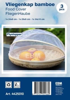 Voedselkap - Vliegenkapjes Bamboe Set 3 Stuks - Flystopper -Campingwinkel 846x1200 7
