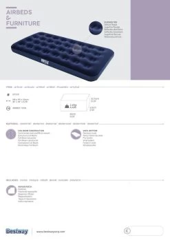 Pavillo Twin Luchtbed - 1-Persoons - 188x99x22 Cm 22 Pavillo Twin Luchtbed - 1-Persoons - 188x99x22 Cm -Campingwinkel 849x1200 5