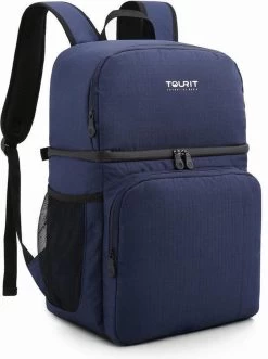 Koeltas Rugzak (28L) - 16 Blikjes - Lunchtas Voor Dames En Heren - Picknicktas - Blauw 13 Koeltas Rugzak (28L) - 16 Blikjes - Lunchtas Voor Dames En Heren - Picknicktas - Blauw -Campingwinkel 895x1200 4