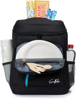 Sunflake Koelrugzak - Lunchtas - Koeltas Backpack Voor Dames & Heren - Zwart -Campingwinkel 918x1200 1