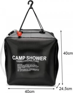 Merkloos Buitendouche Solar - Camping Douche - Solar Buitendouche - Buitendouche Met Warm Water - Zonnedouche - Draagbare Douche - Douchezak 40L -Campingwinkel 938x1200 3
