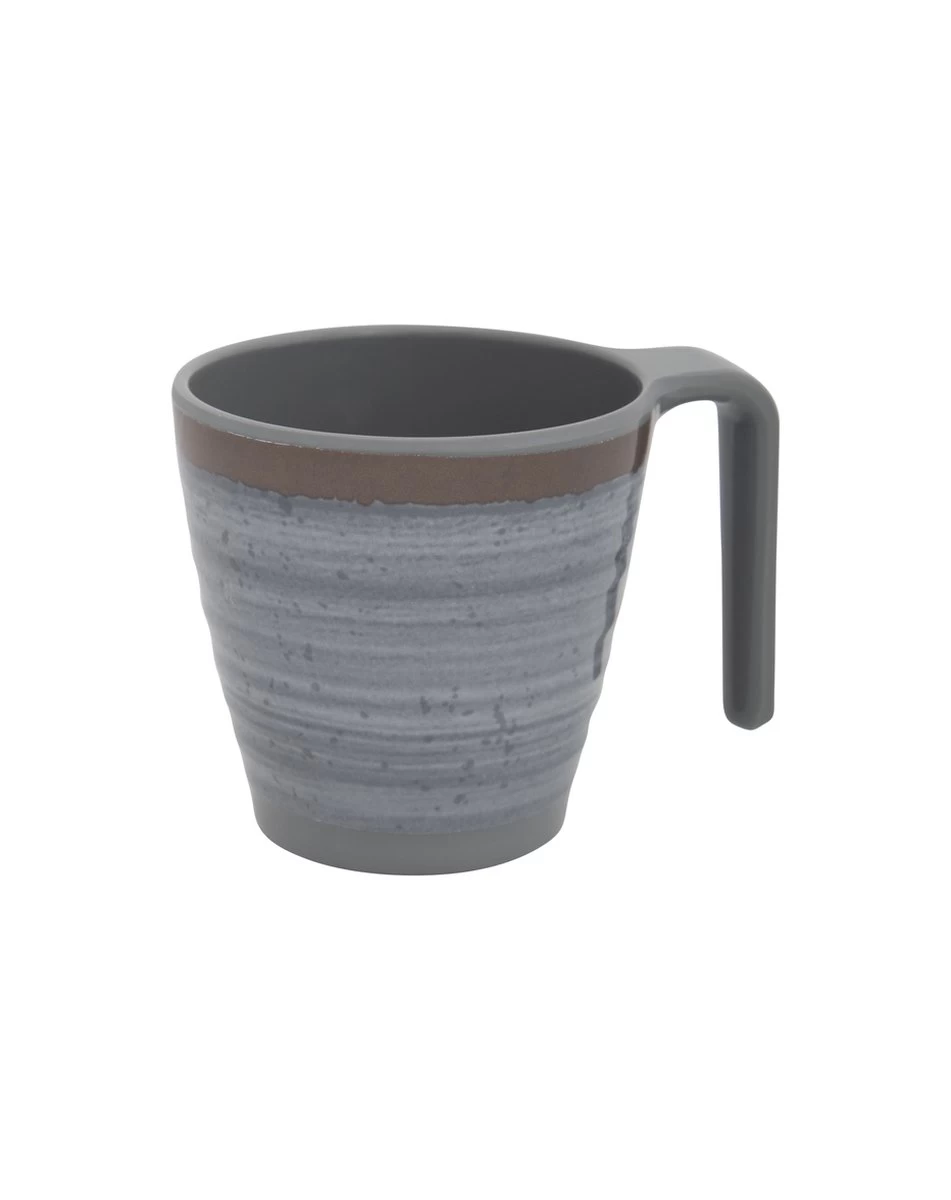 Bo-Camp - Mok - Halo - M - Grijs - 4 Stuks 2 Bo-Camp - Mok - Halo - M - Grijs - 4 Stuks - Afbeelding 2