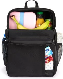 Sunflake Koeltas Rugzak (28L) - Geschikt Voor 16 Blikjes - Lunchtas Voor Dames En Heren - Zwart -Campingwinkel 961x1200 5