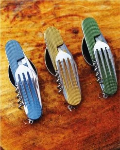 Merkloos Bestek - All -In-One Vork / Lepel / Mes / Flesopener/ Tirbuson - Blauw -Campingwinkel 961x1200 8